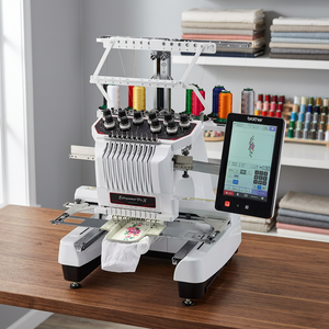 Máquina de Bordar Manual Plana Entrepreneur Pro X PR1050X, 1200 RPM, 6 Agujas, Alta Precisión, 100x235mm, con Presión, ¡La Más Vendida! - Product Image 2