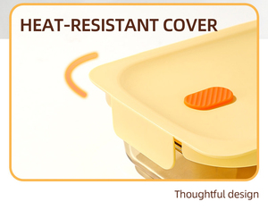 Contenants de préparation de repas au micro-ondes <span class=keywords><strong>en</strong></span> <span class=keywords><strong>verre</strong></span>, boîtes à lunch bento avec couvercles anti-brûlure résistants à la chaleur - Product Image 3