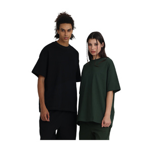 Tissu tricoté 100 % coton de haute qualité, formel, surdimensionné, avec logo brodé personnalisé sur le devant, anti-plis, respirant et écologique - Product Image 3