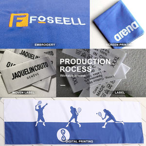 カスタムロゴデザインデジタルプリントプロモーションマイクロファイバー昇華ビーチタオル - Product Image 6