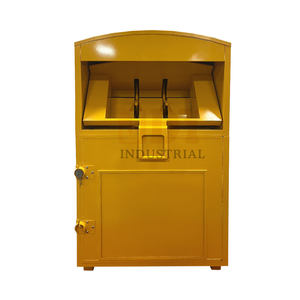 Caja de basura impermeable para exteriores de gran capacidad para zapatos, ropa, libros, para donación y reciclaje de caridad - Product Image 5