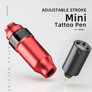 Máquina de Tatuaje Inalámbrica Profesional, Ajustable, con Motor Potente, Mini, Silenciosa, para Delineado y Sombreado, PMU, Pistola de Tatuaje Silenciosa y Potente - Product Image 2