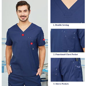 पुरुषों नर्स वर्दी अस्पताल के लिए कई जेम्स यूनिफॉर्म्स के लिए मेडियोस, डॉक्टर मेडिकल नर्सिंग स्क्रब वर्दी - Product Image 2