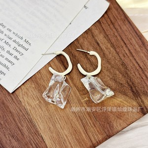 ลูกปัดอะคริลิกใสรูปทรงไม่สม่ำเสมอสำหรับทำเครื่องประดับ DIY ตกแต่งต่างหู อุปกรณ์ตกแต่งไฟกลางคืนในบาร์ - Product Image 4