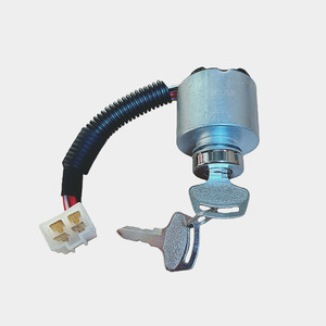 สวิตช์กุญแจสตาร์ท Rc รุ่น 37410-59110 แบบ 4 สาย สำหรับรถแทรกเตอร์ Kubota กุญแจอลูมิเนียม - Product Image 2