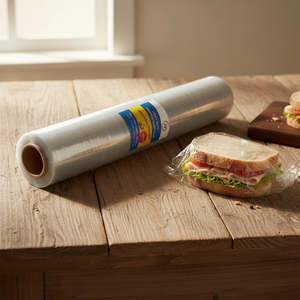 Film étirable manuel en PE, film alimentaire en PE, fabriqué en matériau PE, <span class=keywords><strong>protection</strong></span> de l'environnement, haute flexibilité, bonne adhérence - Product Image 6