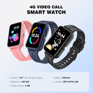 Reloj Inteligente 4G <span class=keywords><strong>de</strong></span> Banda Completa con Cámara, Rastreo <span class=keywords><strong>de</strong></span> Ubicación, Videollamadas, Resistente al Agua, Compatible con Tarjeta SIM, Llamadas Telefónicas, <span class=keywords><strong>Pulsera</strong></span> Deportiva - Product Image 1