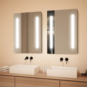 Vanidad Baño Montado en la pared Espejo Frontal Iluminado Vanidad Baño Espejo - Product Image 3