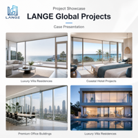 Ventanas Panorámicas de Vidrio con Marco Delgado y Resistente LANGE, Diseño Moderno y Minimalista