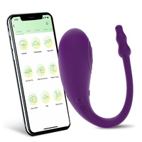 Vibromasseur portable contrôlé par application Vibromasseur oeuf en forme de U Massage par vibration sans fil pour femmes