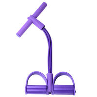 Équipement de Fitness Yoga Pilates Meilleure Vente à 4 Tubes, Accessoire d'Exercice, Assistant de Sit-up à Pédale de Traction