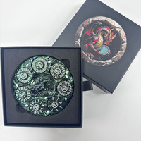 Jeu de société écologique pour RPG WAR Dragons and Dungeons avec dés polyédriques en métal