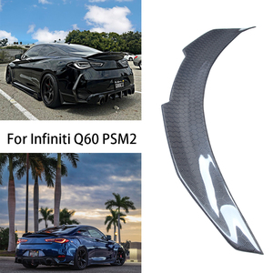 สำหรับ Q60 Q60S คูเป้สไตล์ PSM2รังผึ้งคาร์บอนไฟเบอร์สปอยเลอร์ท้ายรถปีก2013-2023 - Product Image 2