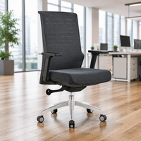 Chaise de bureau de direction moderne de haute qualité avec dossier en maille, réglable en 3 positions, ergonomique et pivotante pour la maison et le bureau