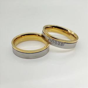 Joyería occidental de acero inoxidable para parejas, anillos de boda, anel bague, eheringe, snubni, prsten, anelli - Product Image 4