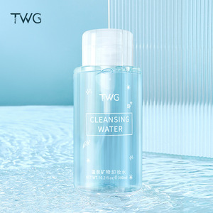 TWG Private Label Eliminación de maquillaje natural Limpieza facial 2 en 1 <span class=keywords><strong>Agua</strong></span> <span class=keywords><strong>micelar</strong></span> mineral de aguas termales con cabezal de bomba - Product Image 5