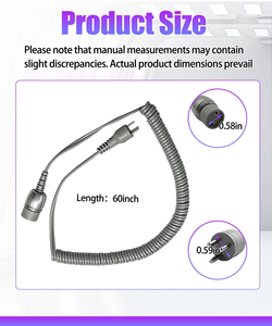 1 Cordon de remplacement pour moteur de perceuse à ongles, compatible avec Kupa Mani Pro (KP-55) - Product Image 4