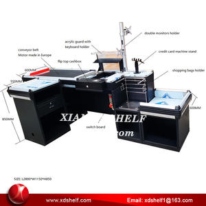 Mesa de cajero electrónica para supermercado, diseño de mostrador, buen precio - Product Image 3