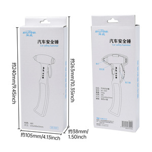 Martillo de Escape Automotriz Shunwei, Suministros de Emergencia, Martillo de Rescate para Auto, Rompeventanas con Cortador - Product Image 3