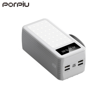 Anpassbares LOGO PD22.5W Schnellladung 60000mAh Li-Polymer 2-in-1 Powerbank LED-Lampe Micro USB/Type-C Universal für Outdoor