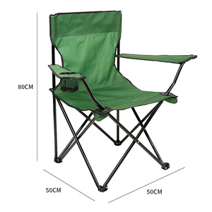 كرسي شاطئ قابل للطي خفيف الوزن مصنوع من قماش أكسفورد المتين والمعدن، مخصص للبيع بالجملة، مناسب للنزهات والتخييم - Product Image 2