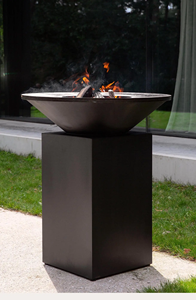 Barbecue extérieur en acier corten rouillé - Product Image 5