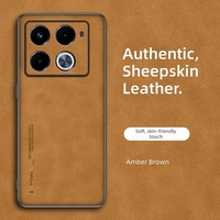 Étui de protection professionnel uni en nubuck mat, texture fine, sensation agréable au toucher, pour Infinix Note 40 Pro 5G 40 Pro Plus