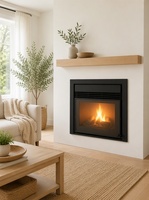 Poêle à granulés de bois à haute efficacité 11KW avec écran tactile LCD et télécommande, écologique pour le chauffage domestique