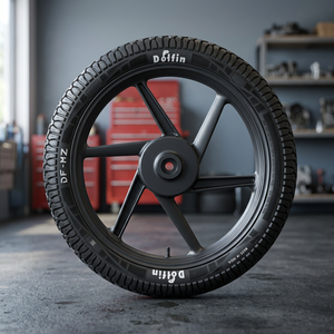 Pneu de cyclomoteur Dolfin (TT) 2.50-16 6 PR Arrière-MEZ |   Pneu tubulaire durable |   Pneu arrière de cyclomoteur de qualité supérieure - Product Image 4