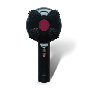 Handheld Head <b>Massager</b> Electric Massage Comb Vibrating Roller Three-speed Kneading Red Light Hair Care Comb - Product Image 2