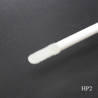 Tube de gloss à lèvres en plastique transparent givré rond personnalisé de 3 ml pour l'emballage cosmétique