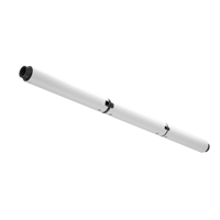 Moteur tubulaire intelligent à courant continu 25dB super silencieux pour fenêtre et porte 24mm avec interrupteur de fin de course électronique