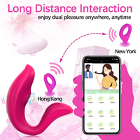 APP Wearable Strong Sucking Vibrator Frauen Klitoris Sexspielzeug G-Punkt Stimulation U-Form Vibratoren