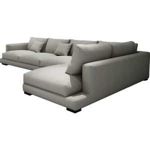Divano moderno <span class=keywords><strong>grigio</strong></span> a forma di L, - Product Image 6