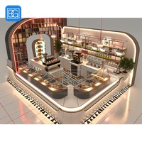 Comptoir de caisse en bois pour café moderne, vitrine à pain, espace de vente de pâtisseries, meuble de présentation