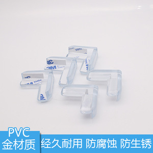 Silicone Corner <b>Protectors</b> L-Shaped 9448A Transparent Self Adhesive For Desk <b>Table</b> Edge Guard - Product Image 5