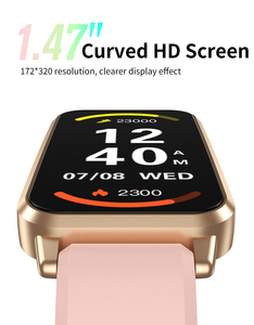<span class=keywords><strong>NOUVELLE</strong></span> Montre connectée sportive CY33 avec écran incurvé de 1,47 pouce, COfit, appels Bluetooth et contrôle, compatible Android et iOS - Product Image 3