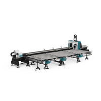 Máquina de Corte Láser de Fibra CNC LX62TUA de 6000 mm para Cortar Tubos y Tuberías Metálicas con Alimentación Semiautomática