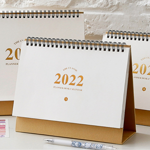 <span class=keywords><strong>Calendario</strong></span> de impresión en espiral, versión <span class=keywords><strong>2022</strong></span>, Mini <span class=keywords><strong>calendario</strong></span> plegable para escritorio - Product Image 3