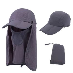 Flying Summer Unisens Outdoor Hat Face Cover 360-degree <b>Sunscreen</b> Travel Sports Cap Unisex Model F - Product Image 6