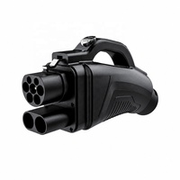 Adaptador CCS2 a GBT para Vehículos Eléctricos, CC 300A 1000V, Estándar Europeo Combo 2, Adaptador de Estación a Puerto GB/T Chino, Actualizable con Firmware OTA, Certificado CE