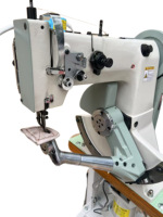 Machine à coudre motorisée XC-168 pour coutures latérales et bordures de semelles de chaussures, compatible 380V/220V