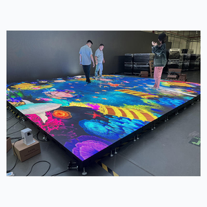 Pantalla LED Flexible Transparente p2.976, Pantalla LED de Piso Brillante y Colorida para Pistas de Baile - Product Image 1