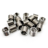 Stainless Steel 304 INCH Fine Thread 10#-32 1/4- 28 5/16-24 3/8-24 Wire Thread Insert Sleeve Helical Inserts Recoil Inserts