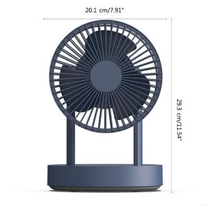 Hxtc88 Electric Led Light Strong Wind <strong>Air</strong> Cooling <strong>Cooler</strong> Conditioner <strong>Mini</strong> Portable Desktop USB Desk Table Fan for Bedroom Office - Product Image 6