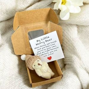 Mini Orsacchiotto Tascabile, Piccolo Peluche per Supporto Emotivo, Regalo con Scatola per le Festività - Product Image 3