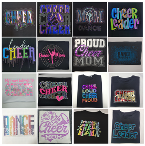 All'ingrosso su misura tutti i tipi di Custom Cheer Glitter Glitter Bling strass per magliette e <span class=keywords><strong>reggiseno</strong></span> sportivo - Product Image 3