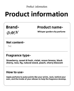 <span class=keywords><strong>Parfum</strong></span> d'huile essentielle Premium Secret <span class=keywords><strong>Garden</strong></span> 7ml, Rose Fig, longue durée 72 heures, <span class=keywords><strong>Eau</strong></span> <span class=keywords><strong>de</strong></span> <span class=keywords><strong>Parfum</strong></span> Exercise Goddess - Product Image 6