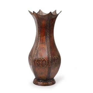 Pearl Handcrafted Metal Flower <b>Vase</b> Metal in Iron Fancy Flower Pot Plant Holder High Finishing Tabletop Home Decoration <b>Vase</b> - Product Image 1