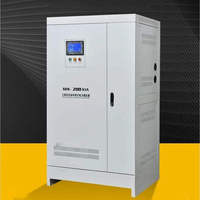 Stabilisateur de tension triphasé AC 380V entièrement automatique 50KVA, alimentation industrielle haute puissance AVR pour usine
